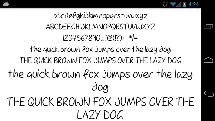 Free Fonts 50 Pack 23 android App screenshot 1