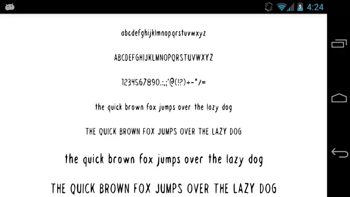 Free Fonts 50 Pack 23 android App screenshot 2